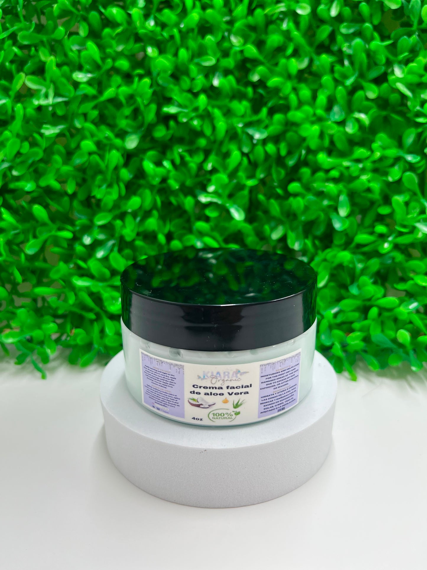 Crema facial de aloe vera