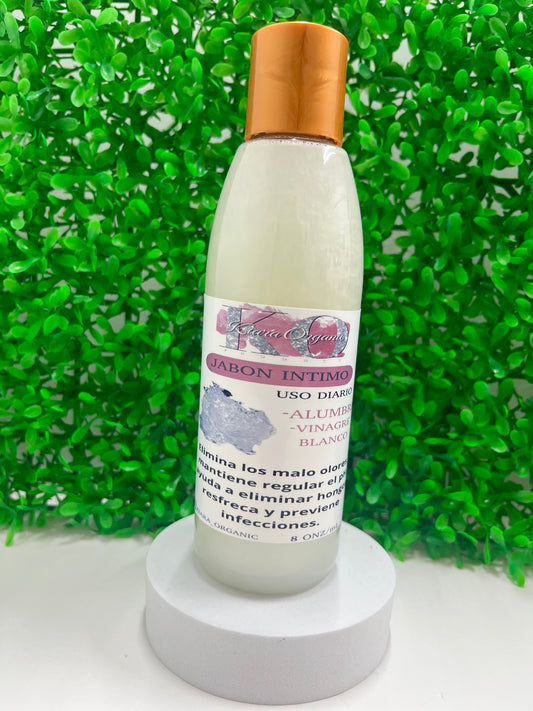 Jabón intimo líquido de vinagre blanco
