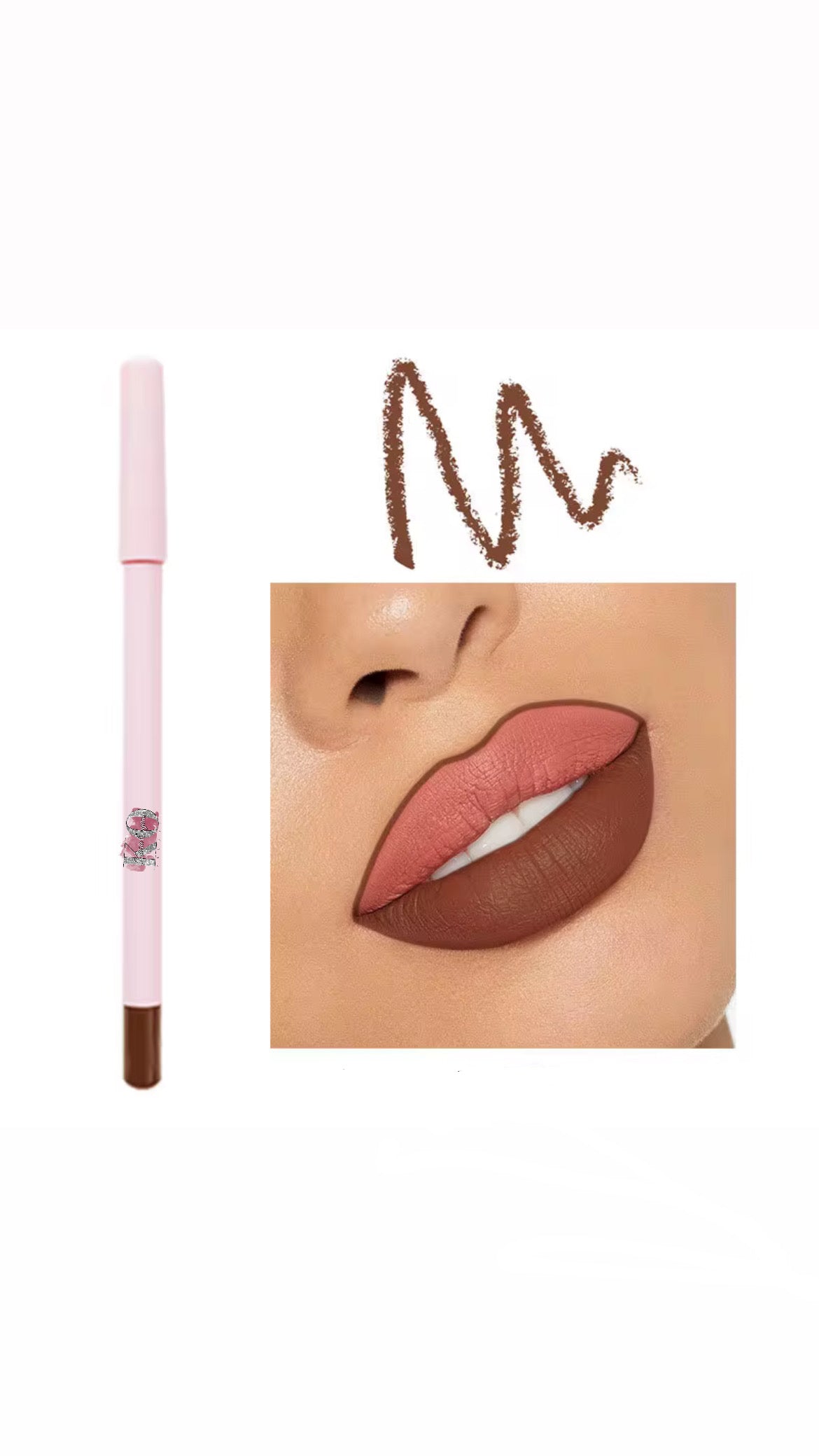Lápiz de labio marrón